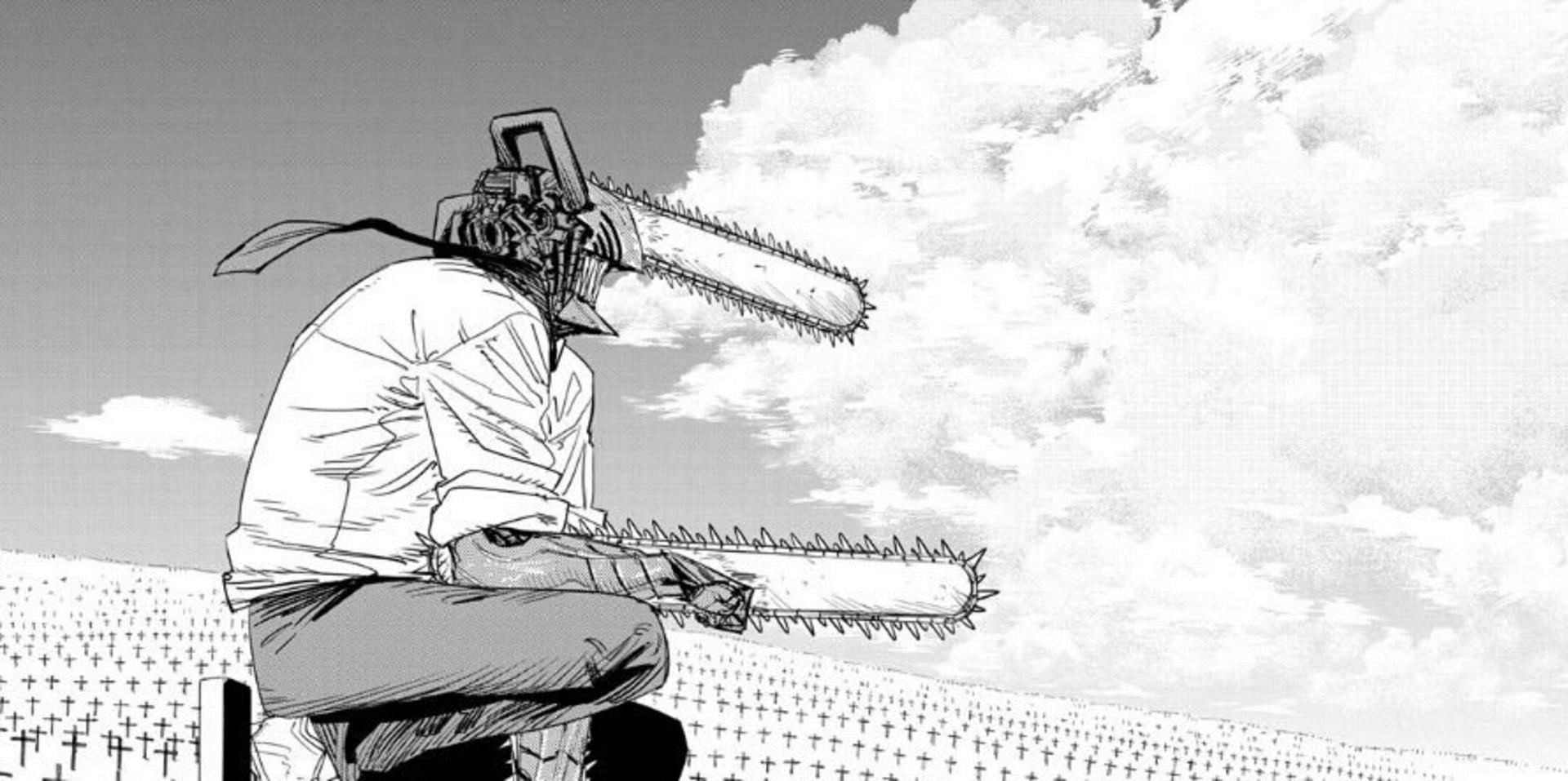 Denji in Hybrid Form (Image via Viz Media)